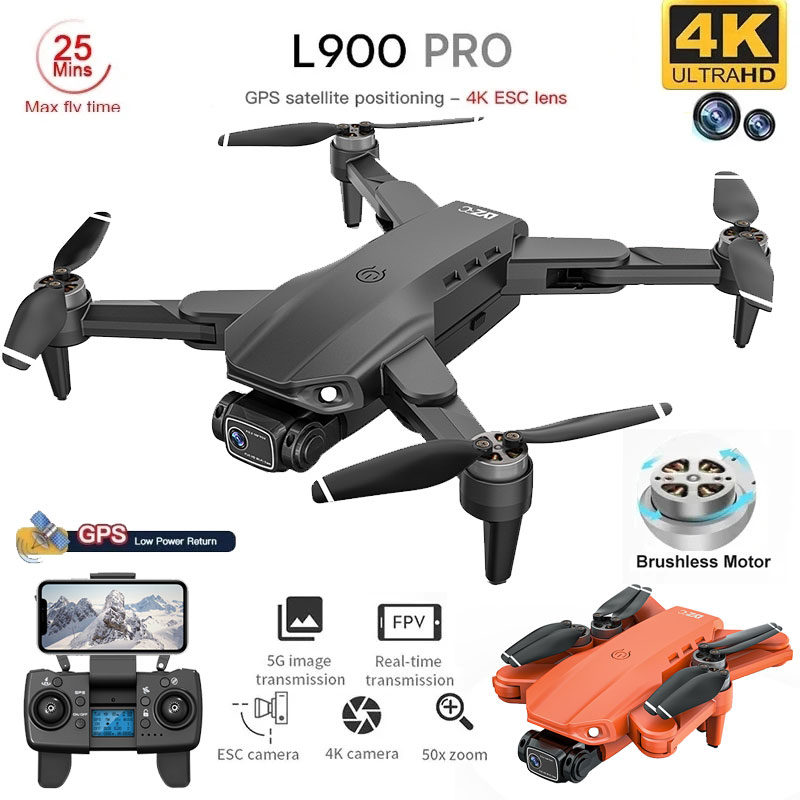 Drone Gimbal Brushless - L900 Pro GPS 드론 4K 전문