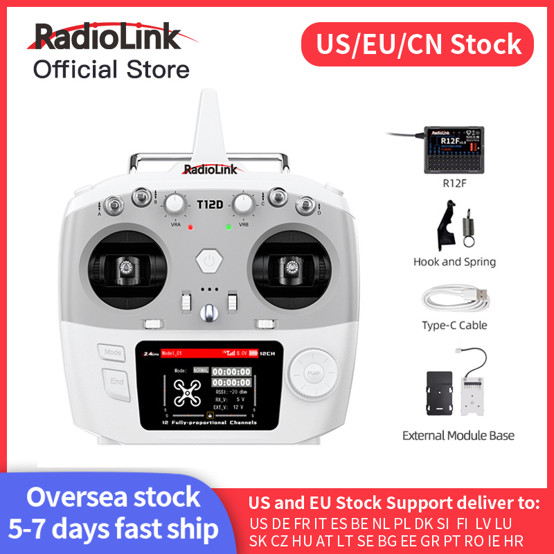 Drone Gimbal Controller - Radiolink T12D ELRS 12 채널 송신기,