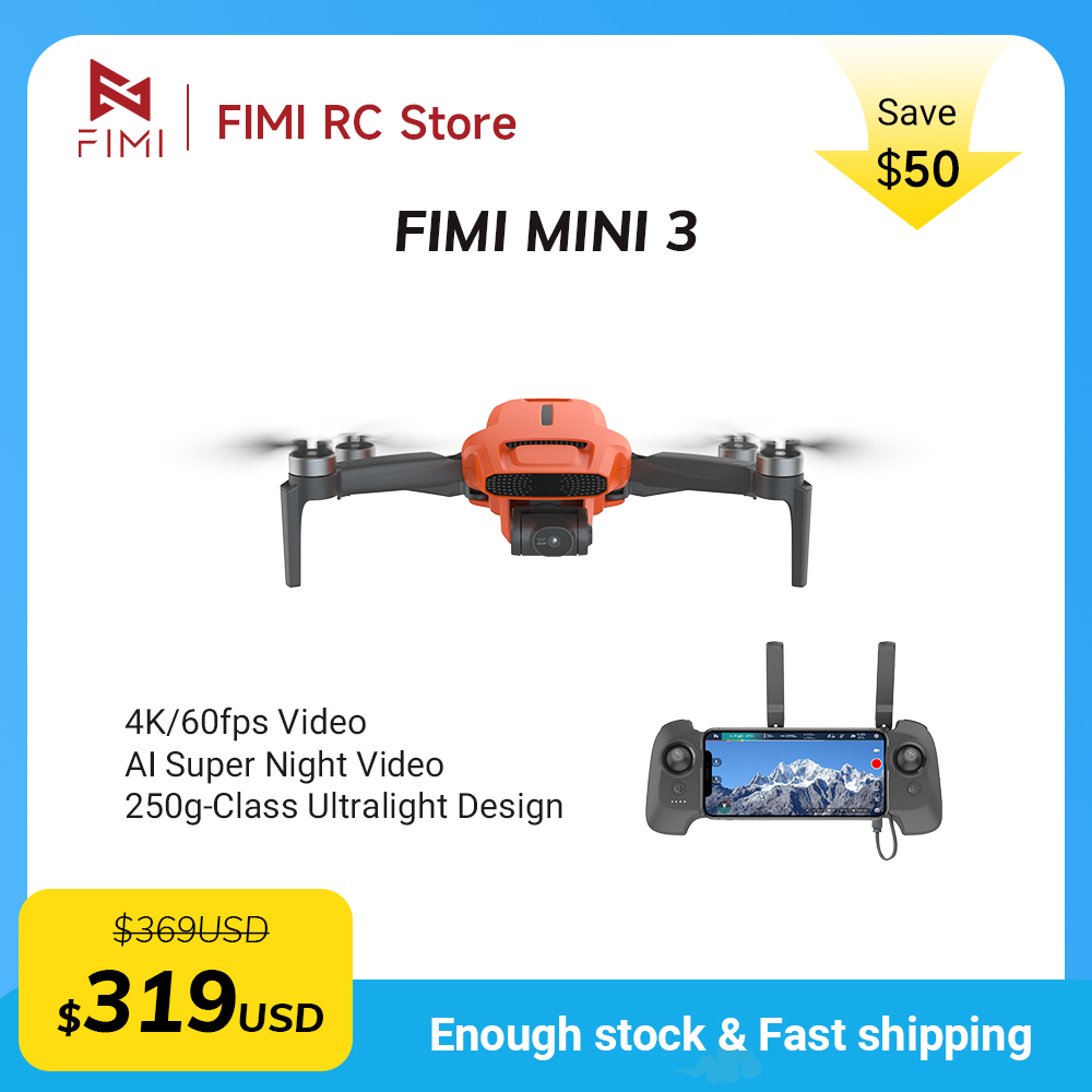 Drone Gimbal 3 Axis - FIMI MINI 3 카메라 드론 4K