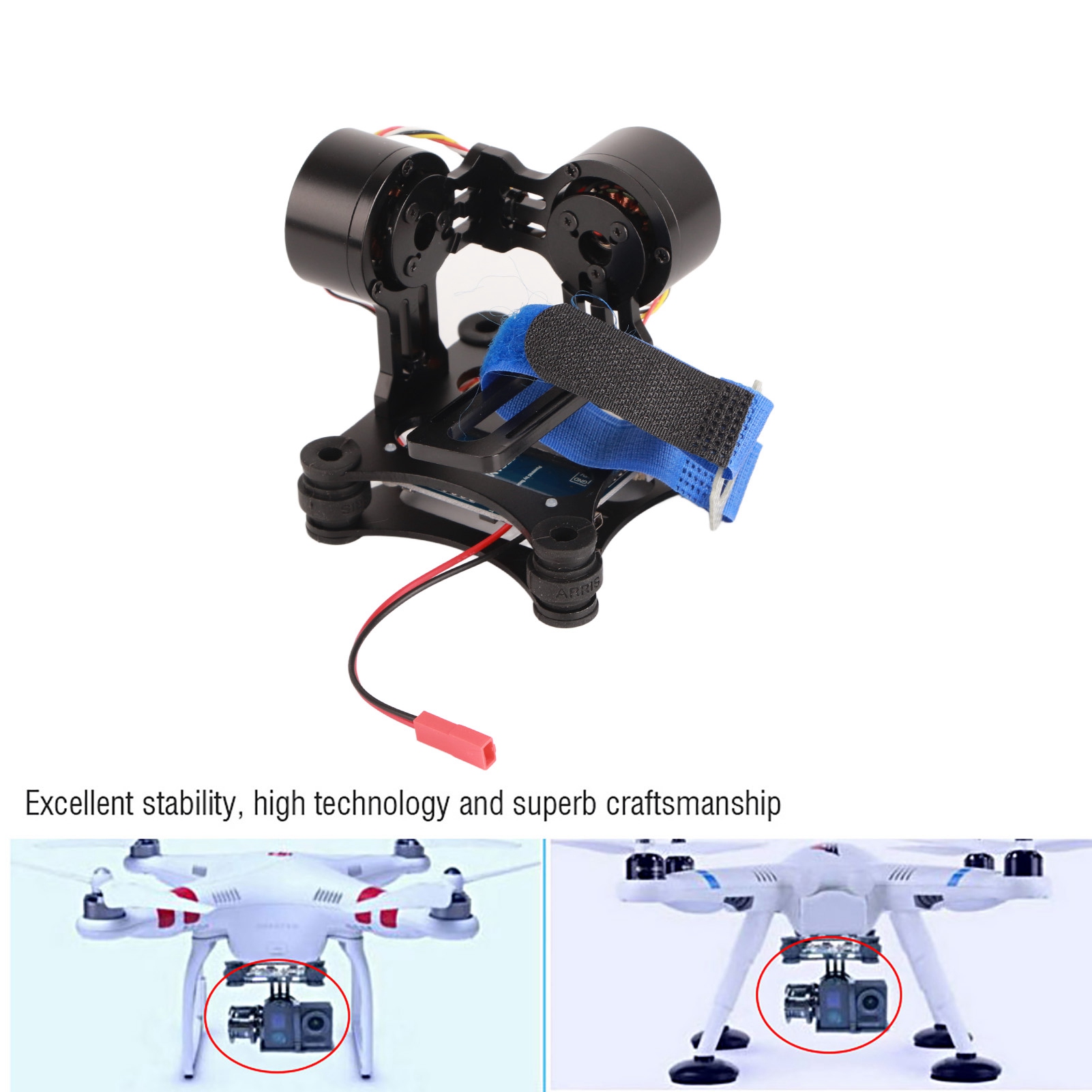 Drone Gimbal For Gopro - 브러시리스 카메라 짐벌 금속 브러시리스 짐벌