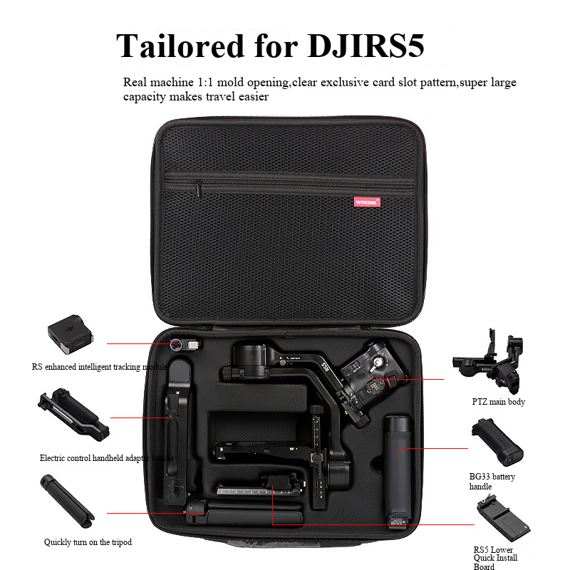 DJI RS 5용 숄더백, 압력 방지 보관함, DJI  - Drone Gimbal Case 리뷰 및 가격