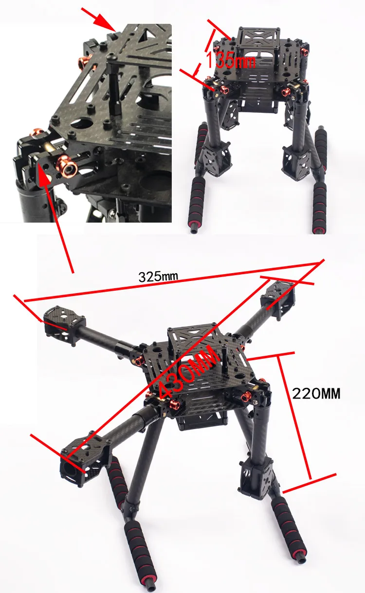 플라이룬 LX350 PRO 350mm 드론 삼각대 4축 - Drone Gimbal For Mirrorless 리뷰 및 가격