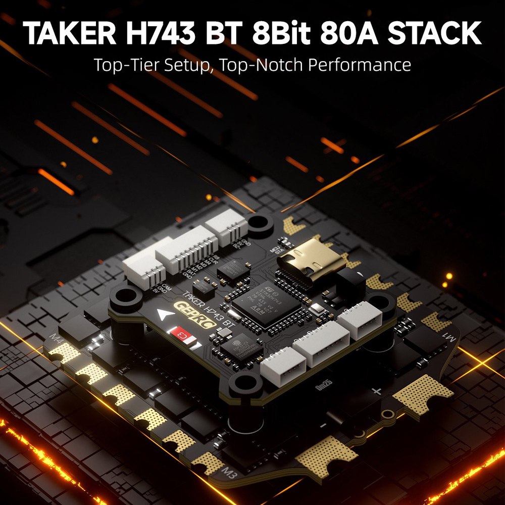 GEPRC TAKER H743 BT 8Bit 80A S - Drone Gimbal Controller 리뷰 및 가격