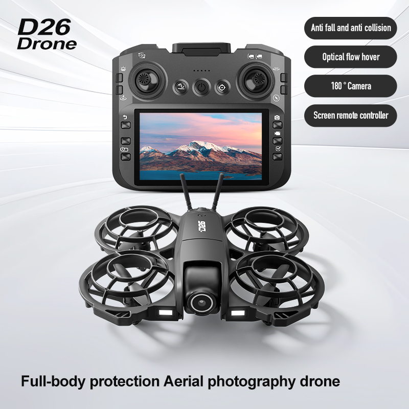 D26 드론 4K 항공 HD 180 °   카메라 드론 - Drone Gimbal Case 리뷰 및 가격