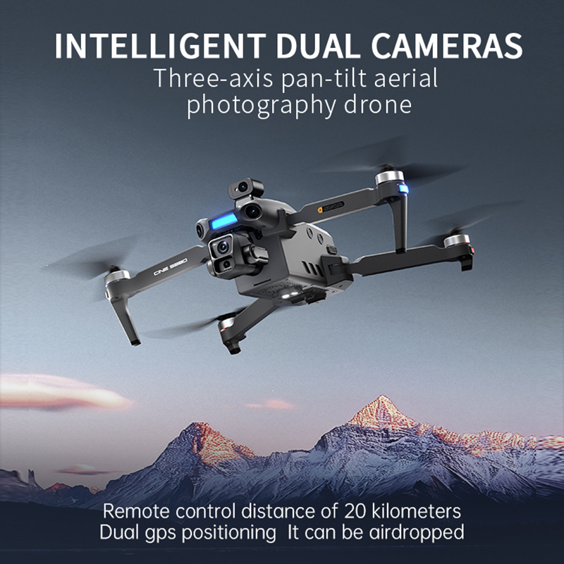 2026년형 새로운 8K 듀얼 카메라 드론, 5.5인치 - Drone Gimbal Brushless 리뷰 및 가격