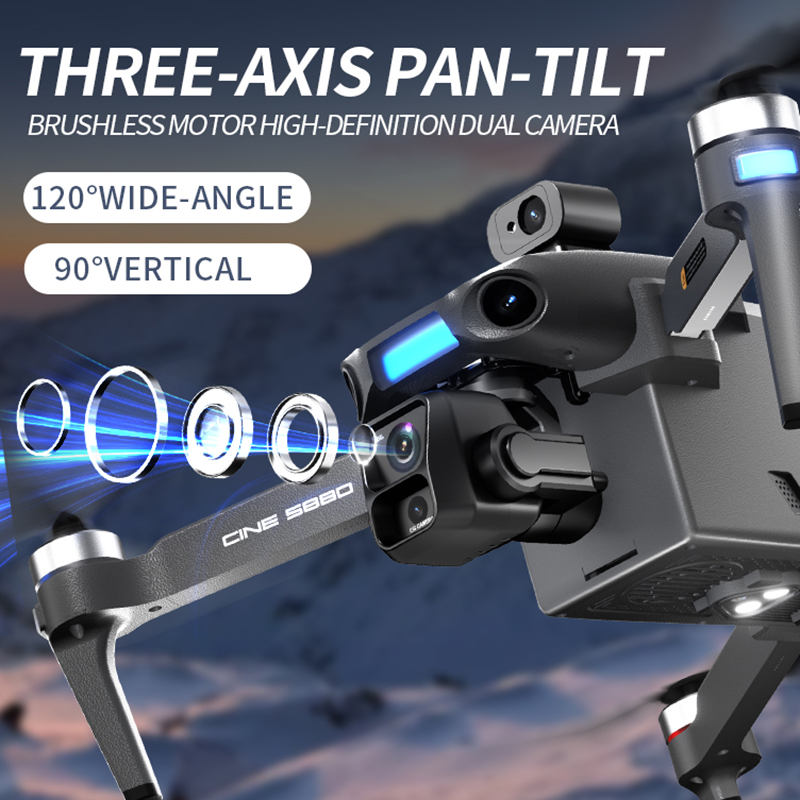 2026년형 새로운 8K 듀얼 카메라 드론, 5.5인치 - Drone Gimbal Brushless 리뷰 및 가격