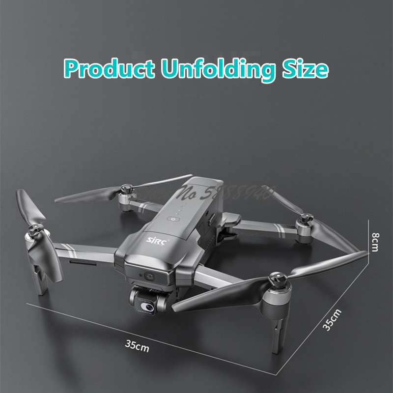 전문 공중 실제 4K GPS 나를 따르십시오 RC Qu - Drone Gimbal 2 Axis 리뷰 및 가격