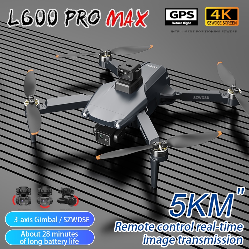 L600 Pro MAX /L600 PRO 드론 4K 전 - Drone Gimbal 3 Axis 리뷰 및 가격