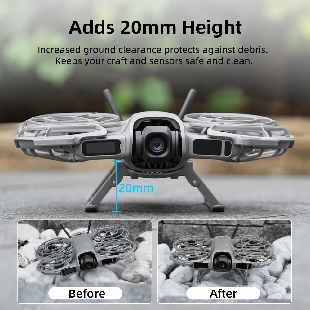 DJI NEO 2 드론용 BRDRC 접이식 랜딩 기어, - Drone Gimbal Mount 리뷰 및 가격